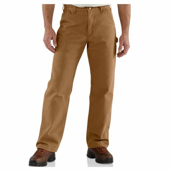 Carhartt Other - Carhartt B11 Washed Duck Work Dungaree Jeans Carpenter Style Brown Size 50 x 32